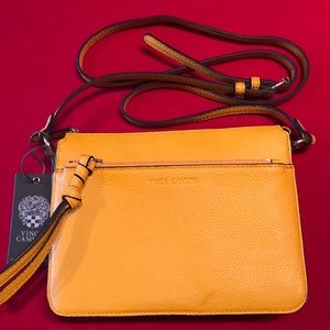 NWT Vince Camino leather crossbody purse.